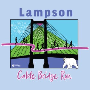 Lampson Cable Bridge Run Logo