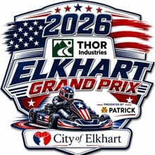 Elkhart Grand Prix 5K Run/Walk logo