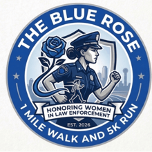 The Blue Rose Run 1 Mile Walk & 5K Run logo