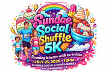 Sundae Social Shuffle 5K logo