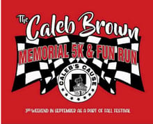 Caleb Brown Memorial 5K logo
