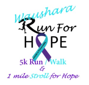 Waushara Run For Hope 5k & 1Mile Run/Walk Logo