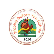 Wobble Before You Gobble 5k Run/Walk logo