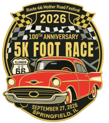 Route 66 Mother Road 5K Foot Race logo
