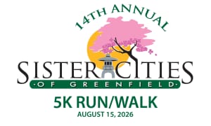 Sister Cities of Greenfield 5K & 1 Mile Run/Walk Logo