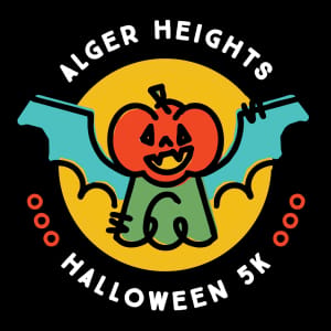 Alger Heights Halloween 5k Logo