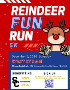 Reindeer Run 5k Logo