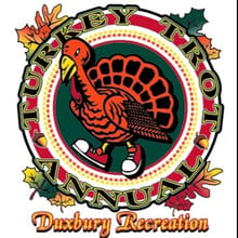 Duxbury Recreation Department - 50th Annual Turkey Trot 5k Road Race logo