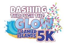 Dashing through the Glow 5K at Lanier Islands logo