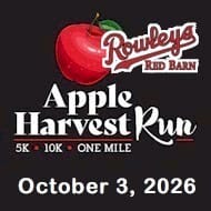 Apple Harvest Run - 10K - 5K - 1 Mile Logo
