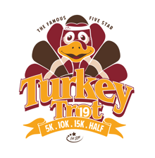 Five Star Thanksgiving Turkey Trot 5K, 10K, 15K & Half Marathon logo