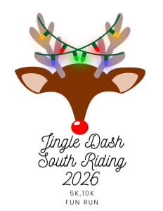 Jingle Dash 10K, 5K, and Fun Run Logo
