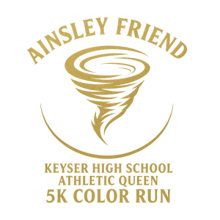 Ainsley's KHS Athletic Queen 5K Color Run logo
