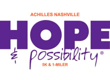 Achilles Nashville 13th Annual Hope & Possibility® Race 2026 logo