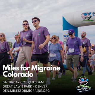 Miles for Migraine Colorado Logo
