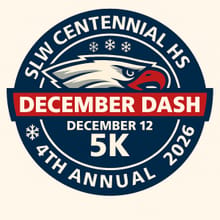 Centennial Athletics December Dash logo
