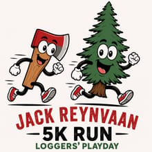 Jack Reynvaan Loggers' Playday 5K Run/Walk logo