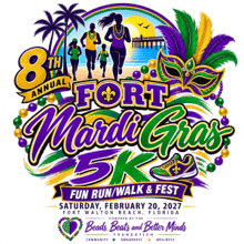 Fort Mardi Gras Fun 5k Run/Walk & Fest logo