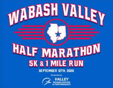 Valley Rehabilitation & Performance Presents: Wabash Valley Half Marathon/5K/Kids Fun Run logo