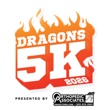 Dragons 5K presented by Orthopedic Associates logo