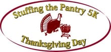 15th Annual Stuffing the Pantry 5k Run/Walk logo
