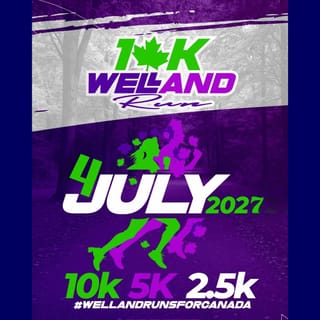 Welland Run 10K 2027 Logo