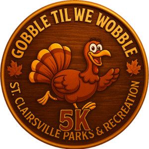 Gobble Til We Wobble 5K Run/Walk Logo