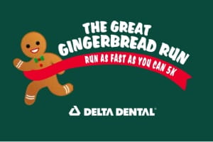 The Great Gingerbread Run Run As Fast As You can 5k! (12/21 @10am) Logo
