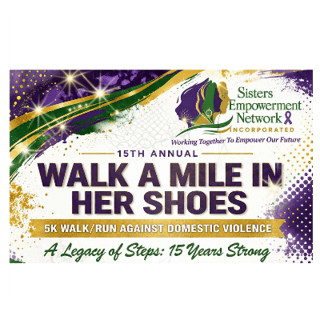 15th Annual Walk a Mile in Her Shoes Logo