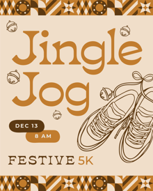 2026 Jingle Jog 5K logo