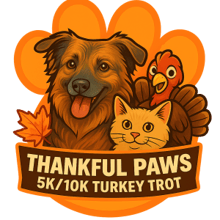 Thankful Paws Turkey Trot logo