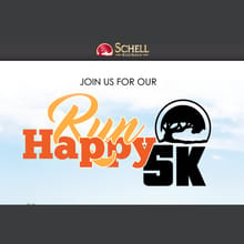 Run Happy 5k logo