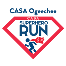 14th Annual CASA Ogeechee Superhero Run logo