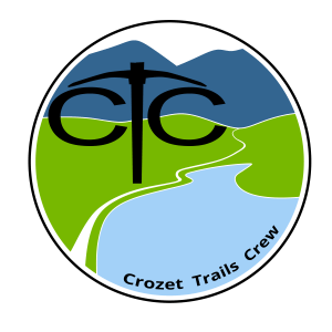 Crozet Trails Crew 5K/10K Trail Run + Family Fun Run Logo