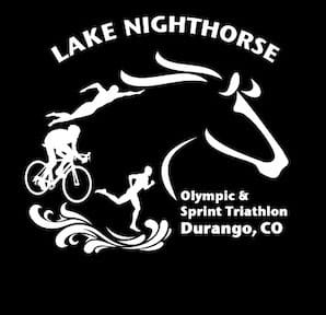 2025 Lake Nighthorse Triathlon  - Sprint and Olympic Logo