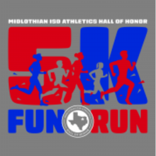 Midlothian ISD Athletics Hall of Honor 5K & Fun Run logo