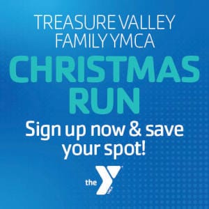 The YMCA Christmas Run presented by Quantum Fiber Logo