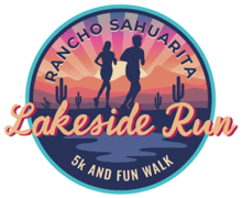 SAVE THE DATE: 2027 Rancho Sahuarita Lakeside Run - 5K and Fun Walk logo