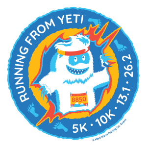 Running From Yeti - Springfield, MO Logo