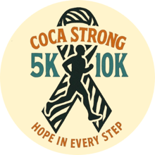 Coca Strong 5k & 10k Hope in Every Step logo