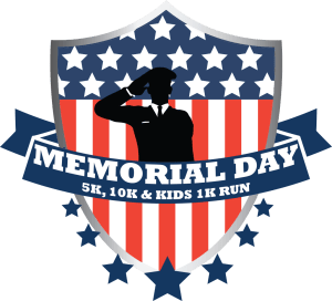 Memorial Day 5K, 10K & Kids 1 Mile Run/Walk Logo