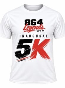 864 Legends Inaugural 5K logo