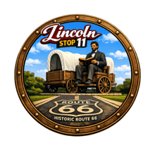 Solidarity Sidekick down Route 66 - Stop 11- Lincoln 6.6K logo