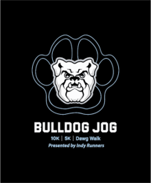Butler Bulldog Jog - hosted by Indy Runners logo