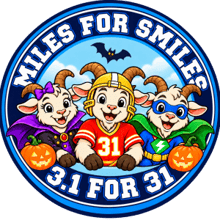 Miles For Smiles: 3.1 for 31 logo