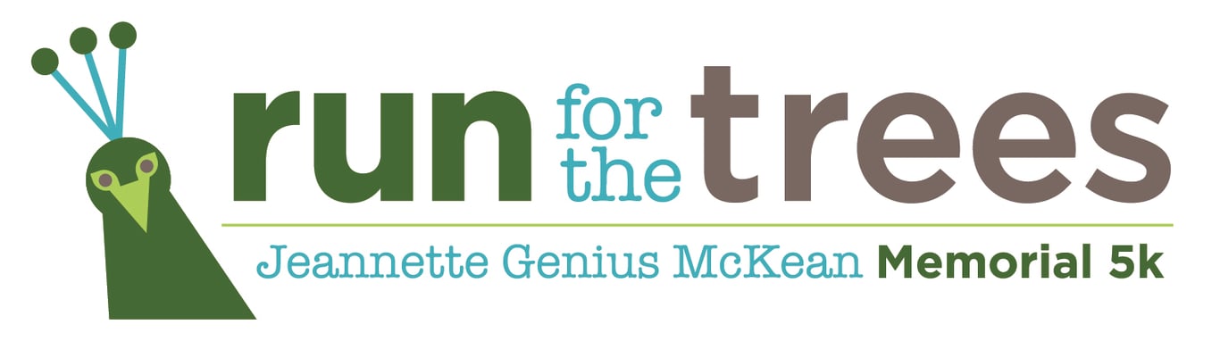 Run for the Trees Jeannette Genius McKean Memorial 5K logo