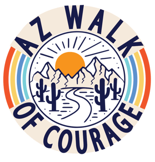 AZ Walk of Courage 10K - 5K - 1M Logo