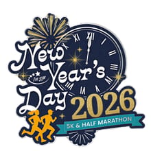 New Years Day 5K & Half Marathon logo