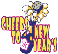 Cheers to New Year's 5k Run/Walk logo