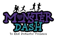Monster Dash To End Domestic Violence 5K logo